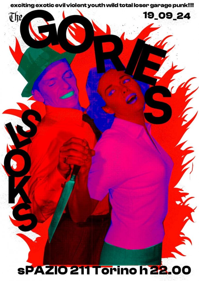 Spazio211 Torino: ripartono gli eventi: il19 settembre 2024 per T!Lt,Turin !S Louder Today arrivano The Gories + Sloks